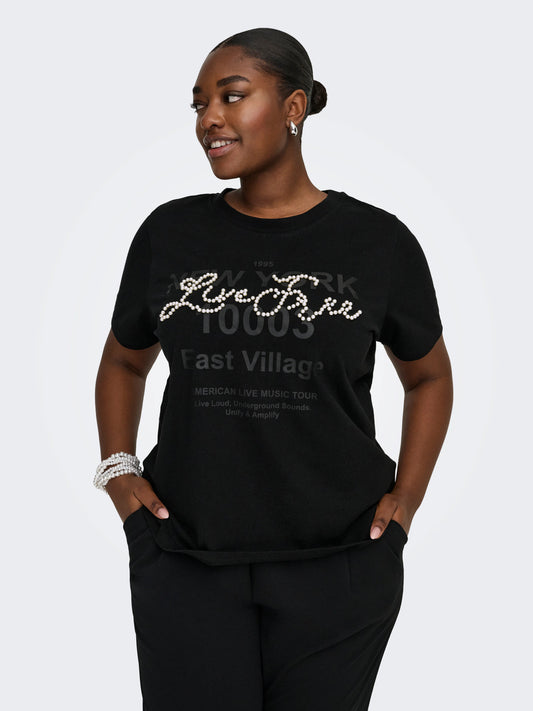 CarDianna - T-Shirt med Front Print