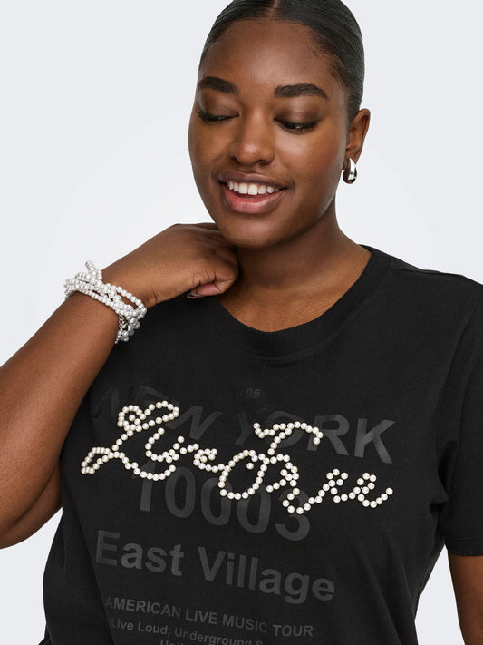 CarDianna - T-Shirt med Front Print