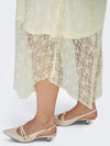 CarCarne - Asymmetrisk Blonde Nederdel