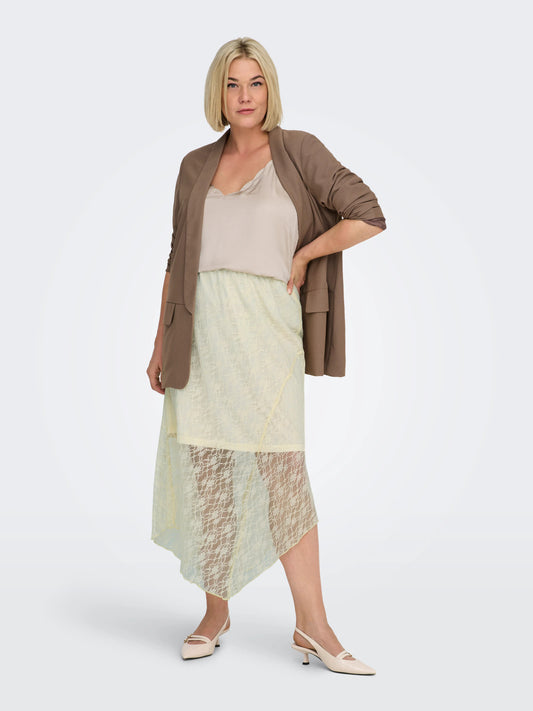 CarCarne - Asymmetrisk Blonde Nederdel