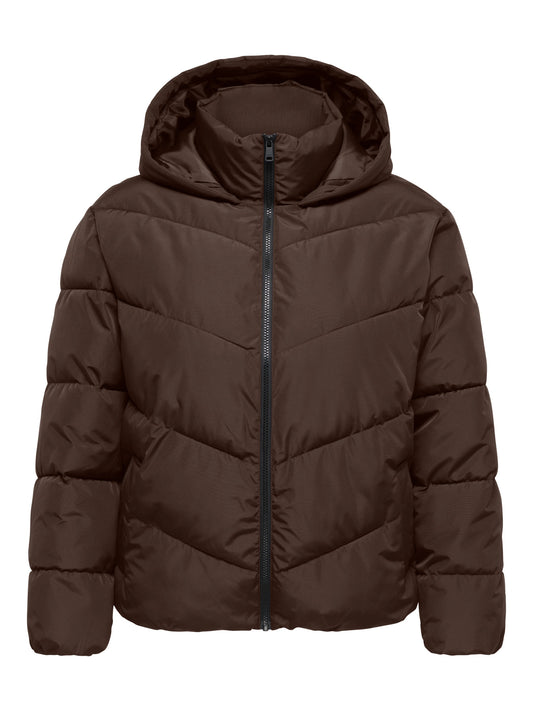 CarClair - Kort Puffer Jakke - Brun