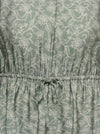 CarFlou - V-Neck Blomstret Kjole