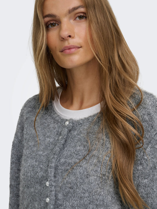 CarZaggie - Cardigan med Perleknapper