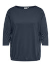 CarCarlinne - 3/4 Boatneck Top