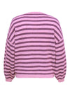 CarMonique - Stribet Pullover - Cyclamen Mel/Fig