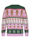 Carxmas ho - strikkegenser med rund hals
