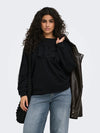 CarBeatrix - Sweatshirt med Blondedetaljer
