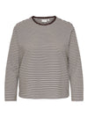 CarFreja - Langærmet T-shirt med Striber