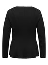 CarKenya - Langærmet Peplum Top