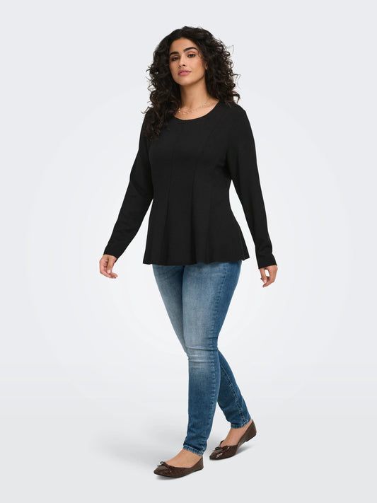 CarKenya - Langærmet Peplum Top