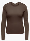CARVAL - Langermet ribbestrikket bluse - NOOS ok