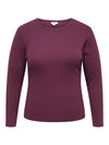 CARVAL - Langermet ribbestrikket bluse - NOOS ok