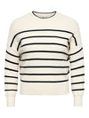 CARIBI LS LONG HIGLOW O-NECK KNT