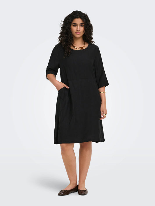 CarJoanna - Midikjole - (Black)