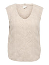 CarSophie - vest med v-hals