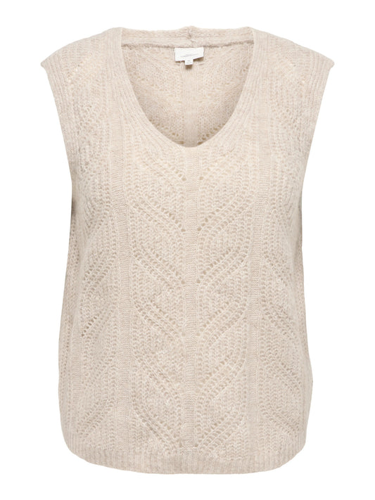 CarSophie - vest med v-hals
