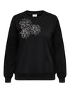 CarTimone - Sweatshirt med Broderi