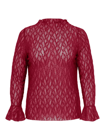 CarBella - Blonde Bluse - Rød