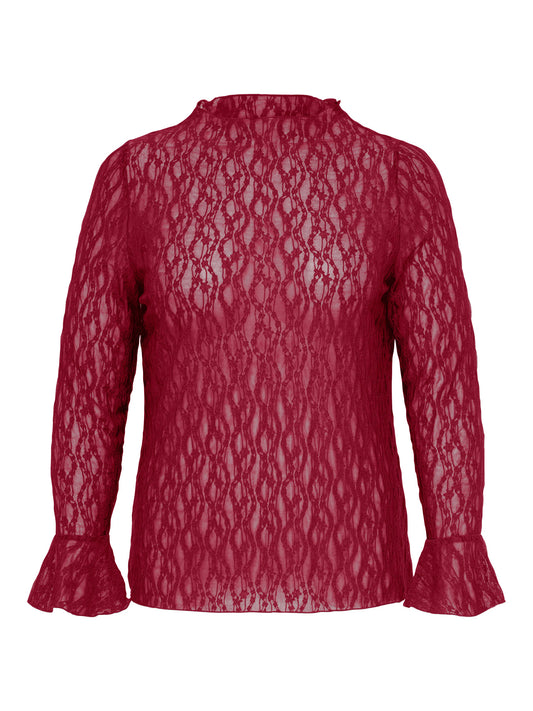 CarBella - Blonde Bluse - Rød