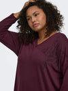 Caralba - V-hals bluse