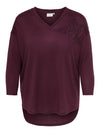 Caralba - V-hals bluse