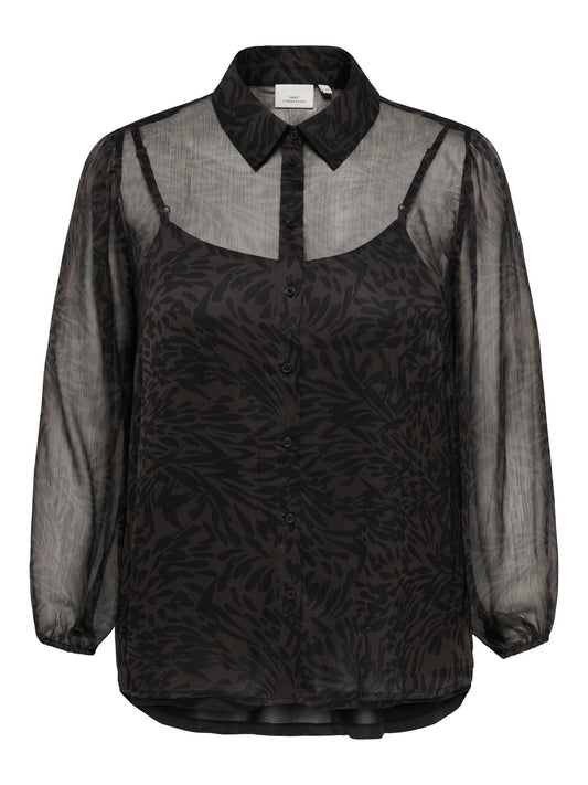 CarStar Peninna - Transparent Chiffon Skjorte
