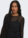 CarOpus - Mesh Glitter Top