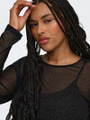 CarOpus - Mesh Glitter Top