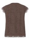 PcOlline - Blonde Top Med V-Hals