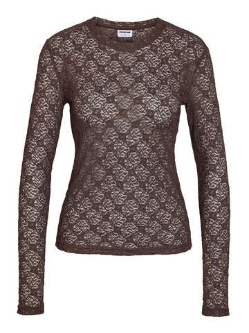NmcJudith - Langærmet Blonde Bluse