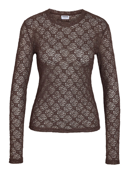 NmcJudith - Langærmet Blonde Bluse