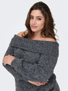 CARMARIE - Off Shoulder Strikk