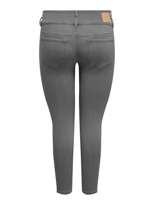 CarAnna - Tætsiddende Jeans - Grå