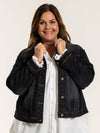 GoMaya - Sort Denim Jakke FJ