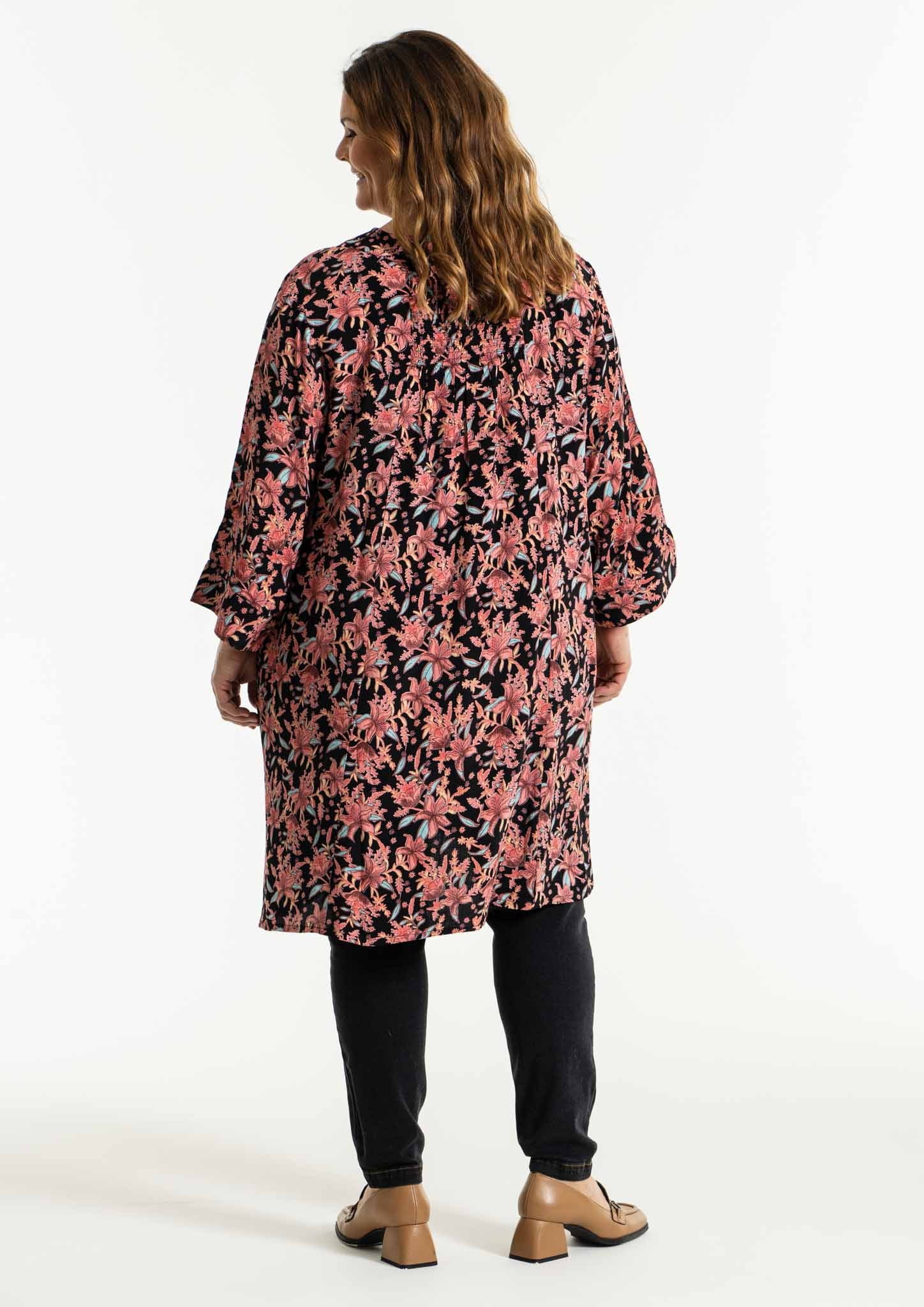 Gozzip Gerda oversized tunic black