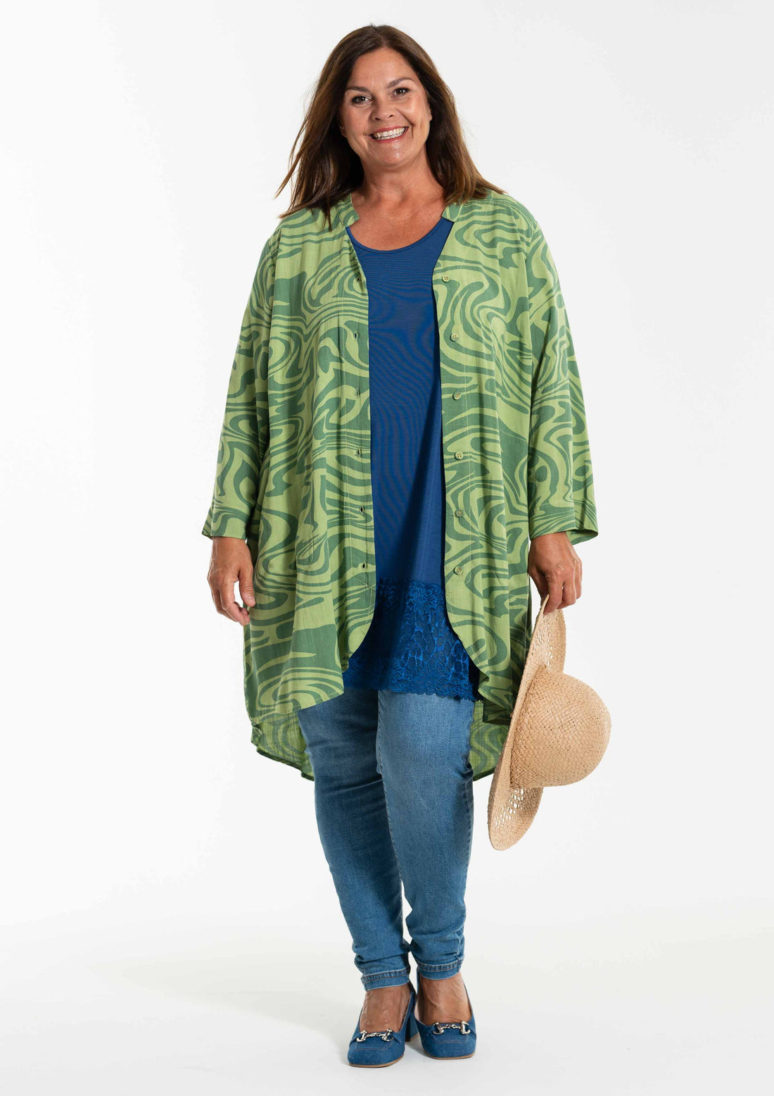 GoMonna Shirt Tunic V-neck