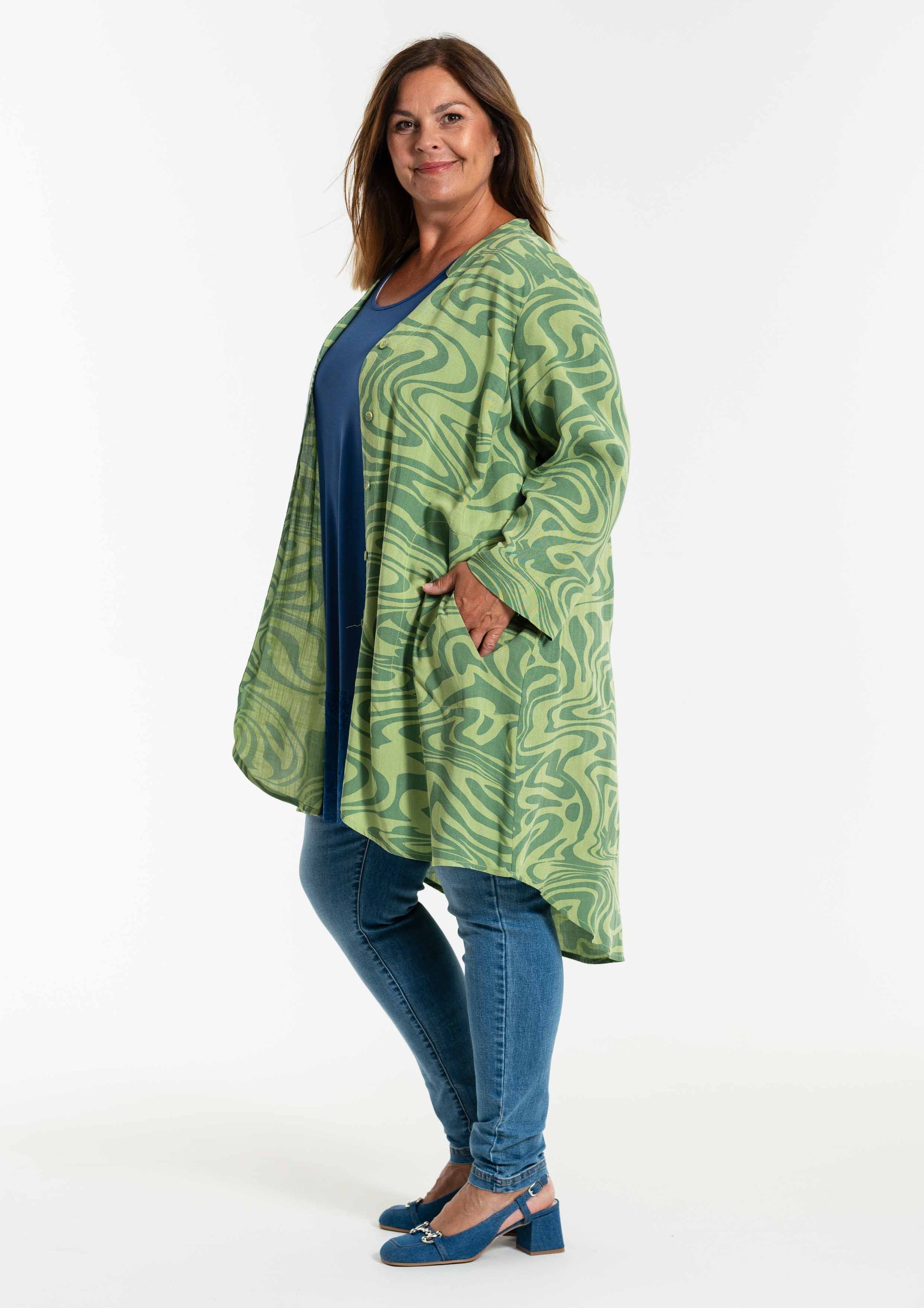 GoMonna Shirt Tunic V-neck