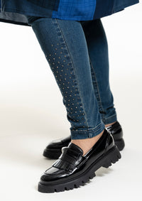 GoMaya Denim Leggings with stones