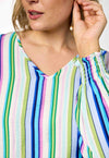GoVera - Stribet Bluse