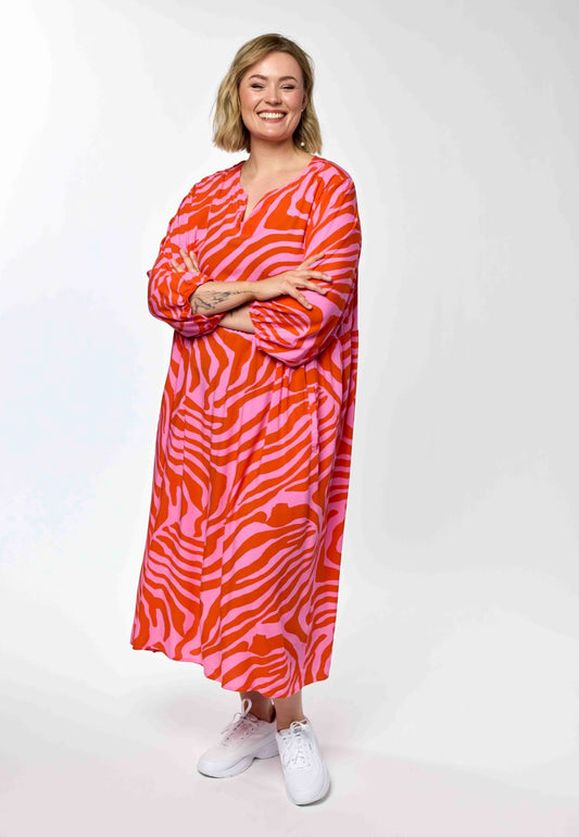 GoLea - Pink / Orange Kjole