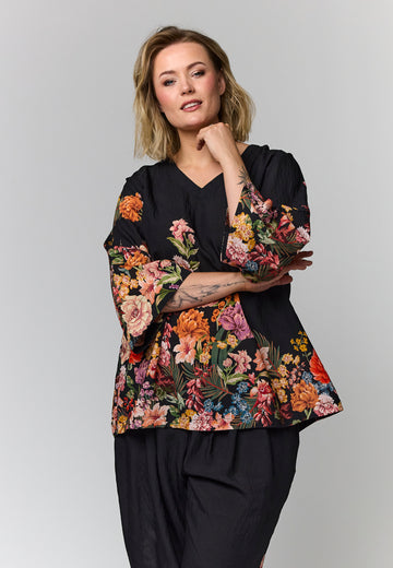 GoElse-Marie - Bluse med Blomster