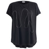 GoGitte - T-shirt med rhinsten