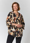 GoAlva - Bluse med Print