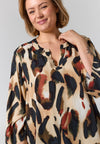 GoAlva - Bluse med Print