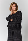 GoMirabelle - Bluse med Grafisk Print
