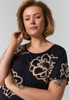 GoGitte - T-shirt med Blomsterprint