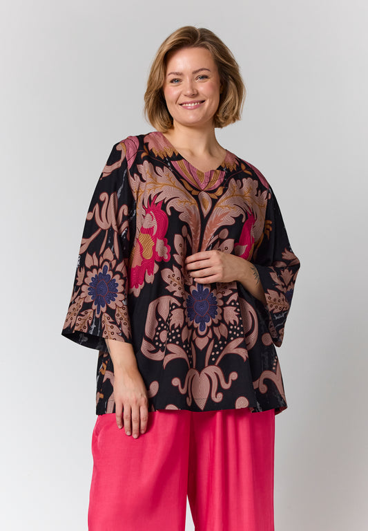 GoElse-Marie - Mønstret Bluse ok