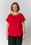 GoGitte - T-shirt med Print FJ