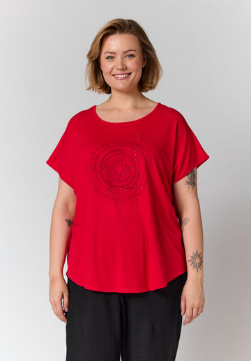 GoGitte - T-shirt med Print FJ