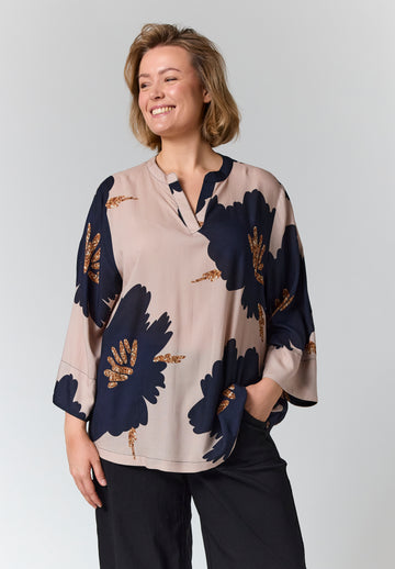 GoBillie - Blomstret Bluse